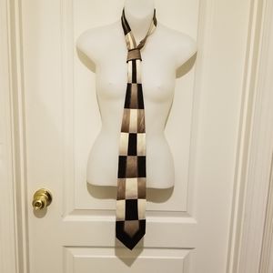 Vtg neck tie by Peacock, 100% silk handmade in